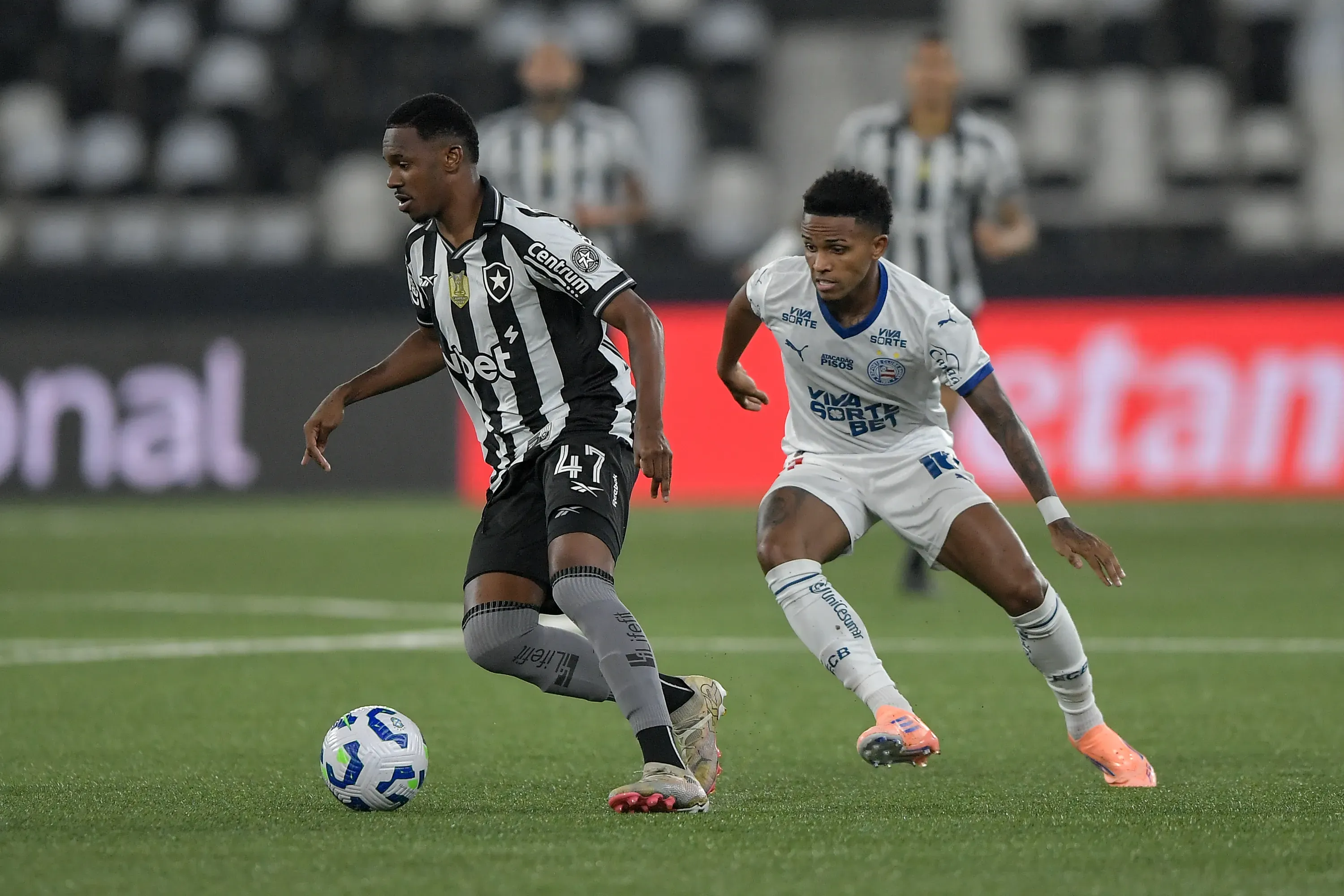 Jeffinho atuando em Botafogo x Bahia – Foto: Thiago Ribeiro/AGIF
