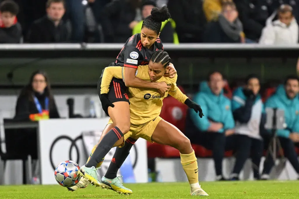 Tainara Silva jogou pelo Bayern por duas temporadas - Foto: Sebastian Widmann/Getty Images
