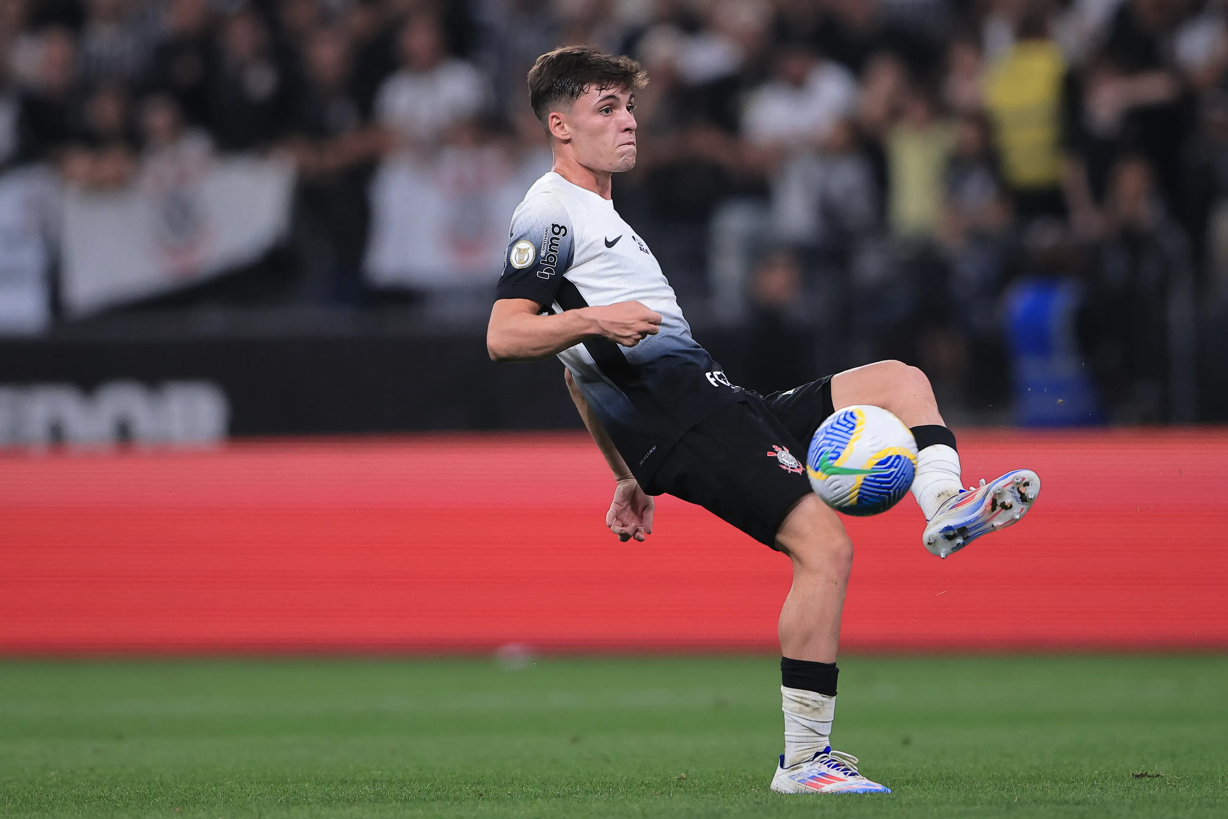 SP – SAO PAULO – 26/06/2024 – BRASILEIRO A 2024, CORINTHIANS X CUIABA – Breno Bidon jogador do Corinthians durante partida contra o Cuiaba no estadio Arena Corinthians pelo campeonato Brasileiro A 2024. Foto: Ettore Chiereguini/AGIF