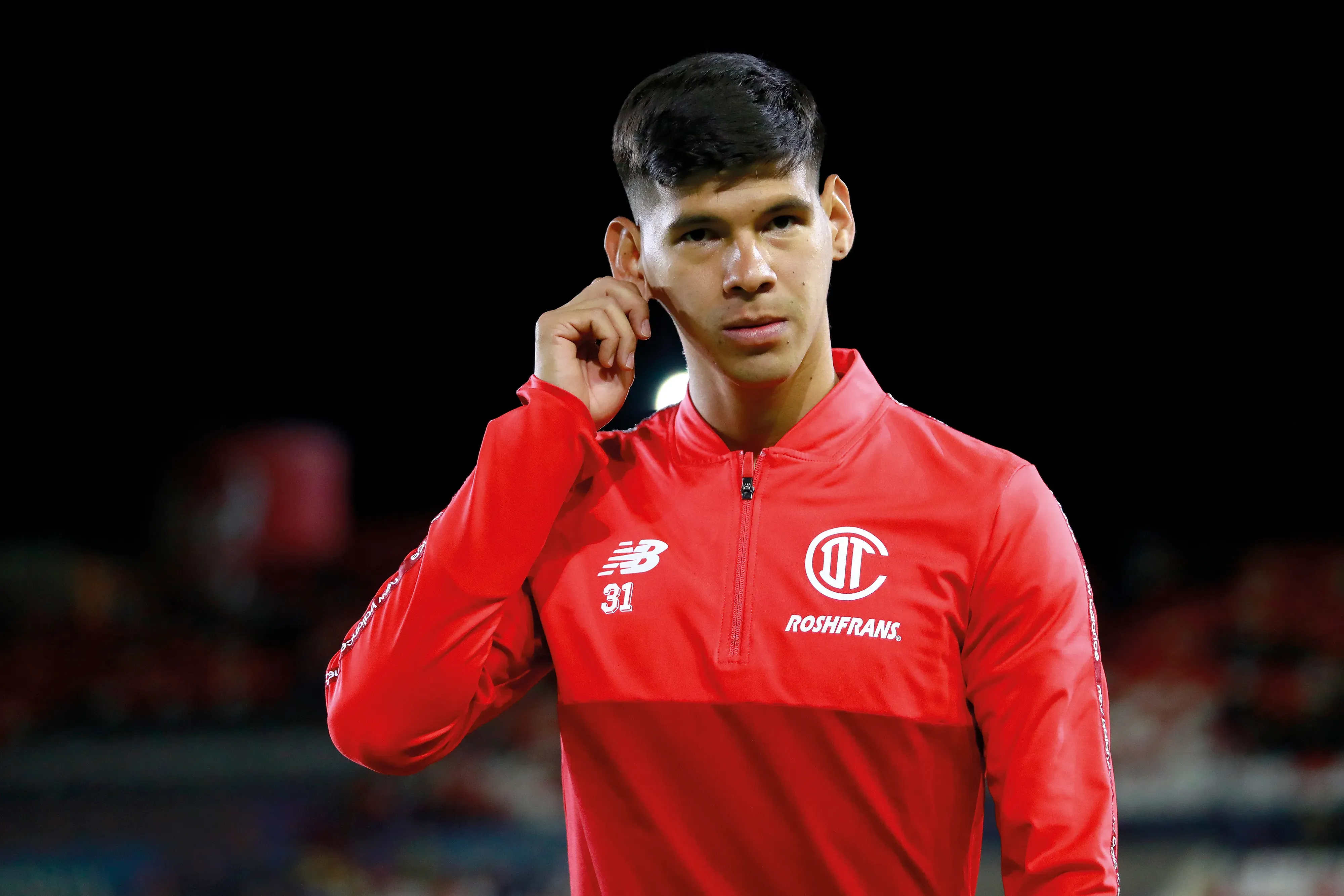 Robert Morales, jogador do Toluca-MEX – (Photo by Leopoldo Smith/Getty Images)