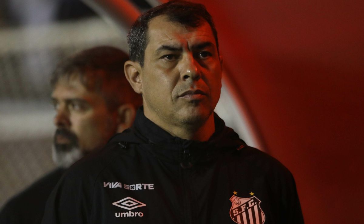 Fábio Carille sobe o tom e critica torcida do Santos após goleada: “Houve implicância”