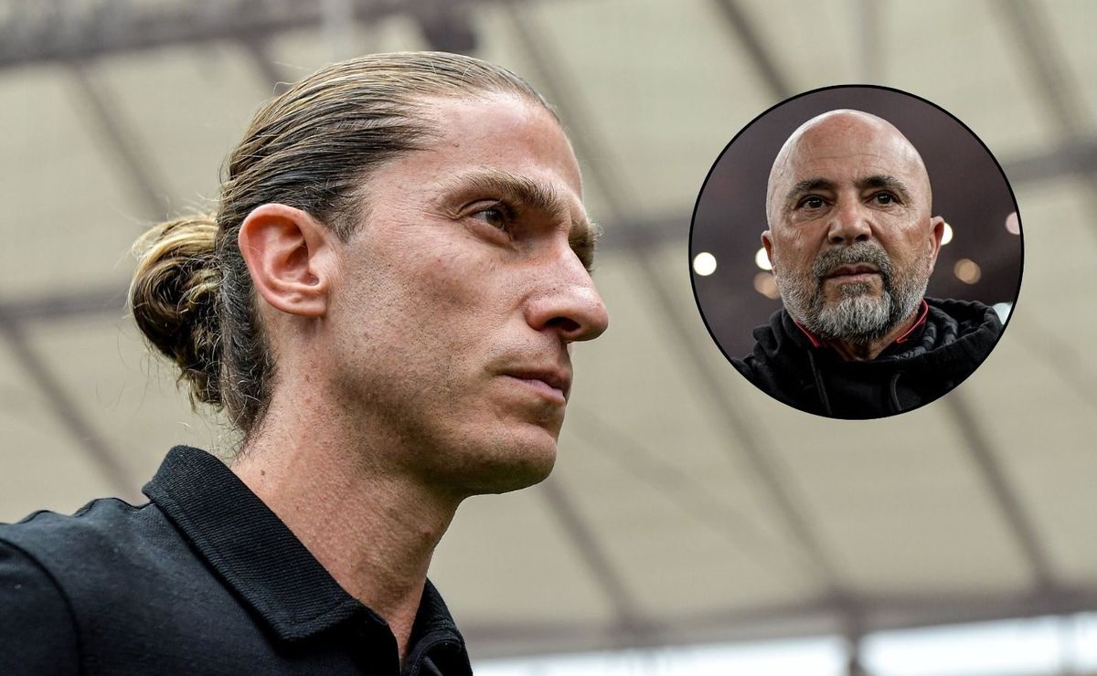 Filipe Luís cita influência de Jorge Sampaoli em evolução de titular do Flamengo: “Todo mérito”