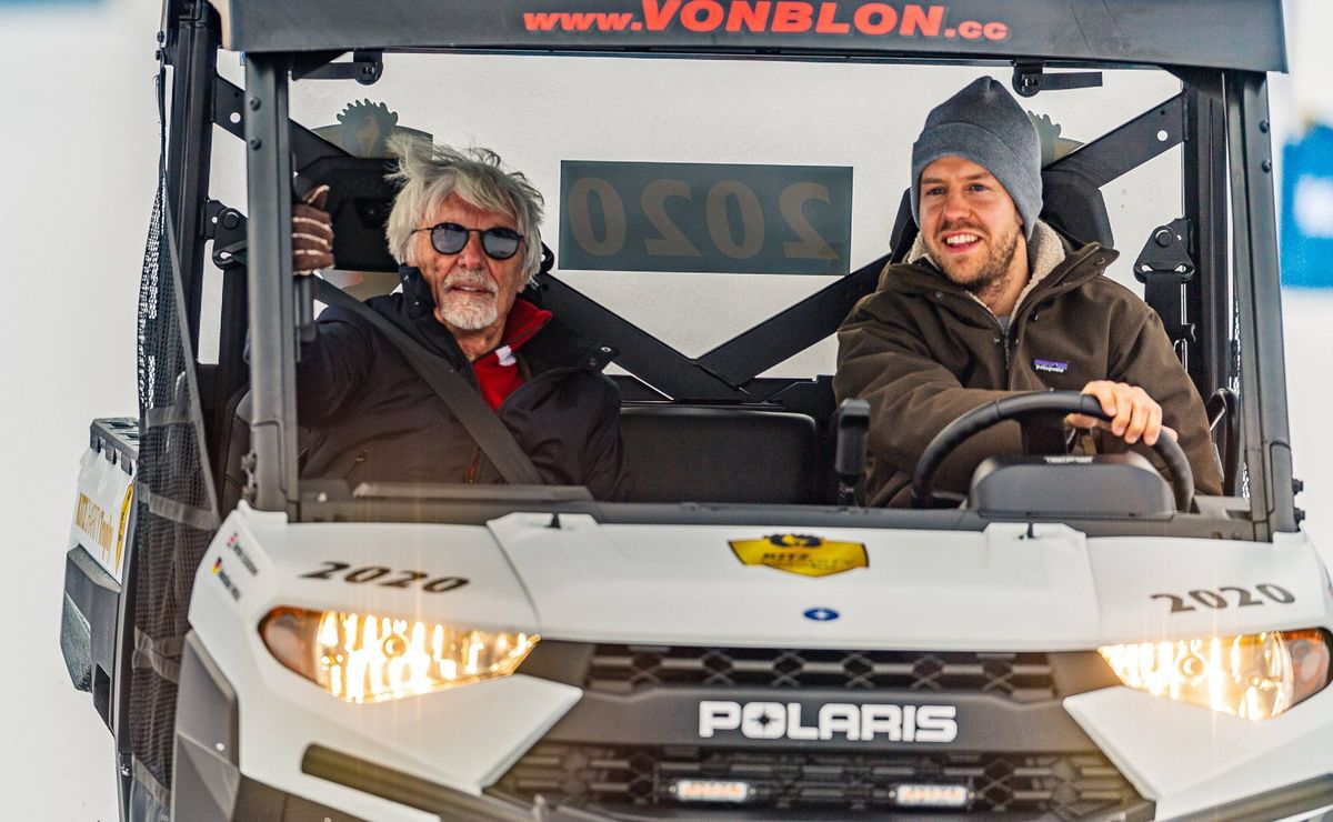 Bernie Ecclestone convence Vettel a desistir de volta à Fórmula 1