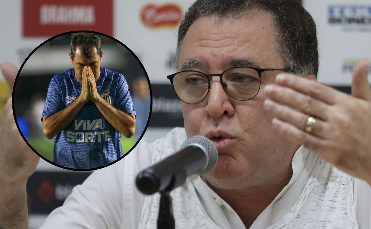 Marcelo Teixeira dá invertida em Fábio Carille após acesso do Santos e escancara bastidores: “Não estamos”