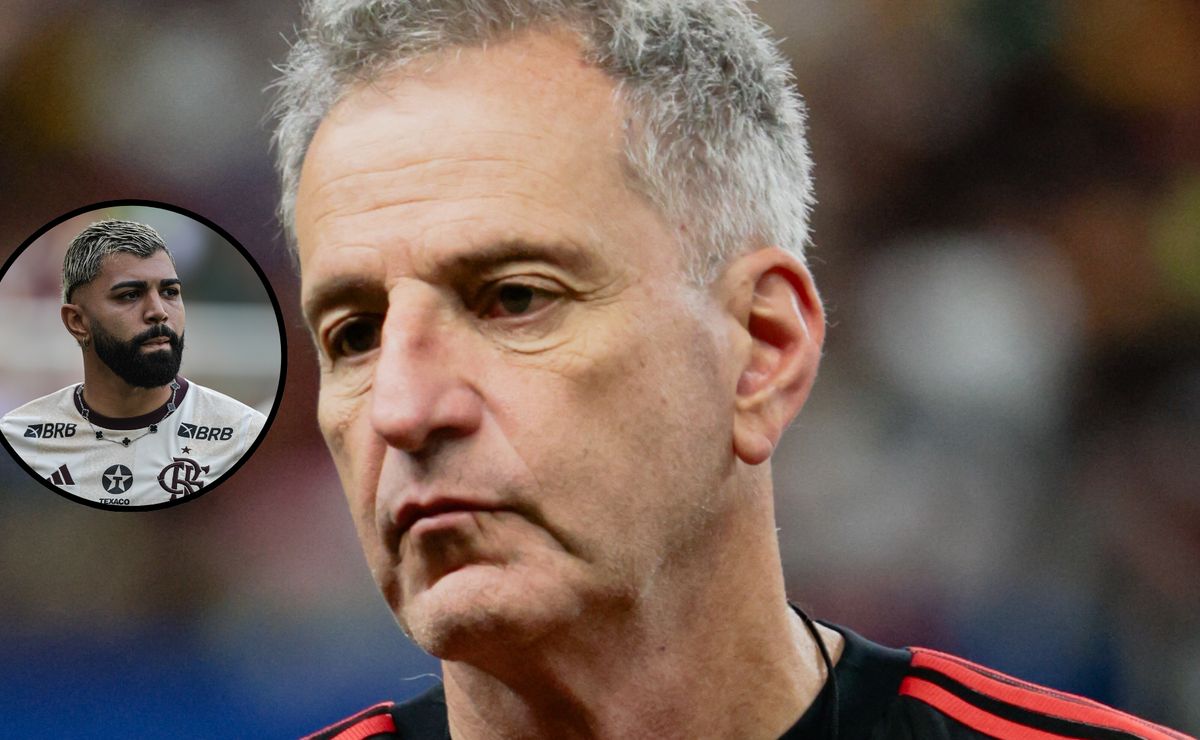 Landim tem postura firme e se recusa a comentar adeus de Gabigol do Flamengo: “Hoje não”