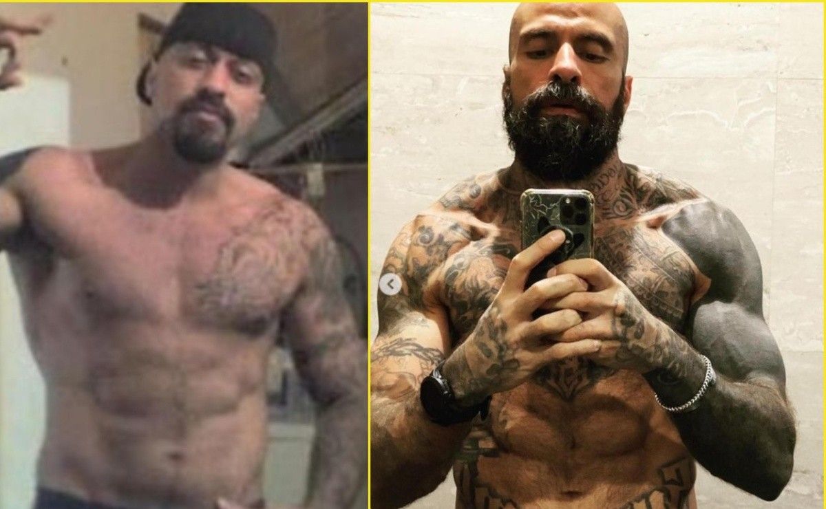 Así ha sido la transformación física de Babo, desde sus 25 hasta sus 45 ...