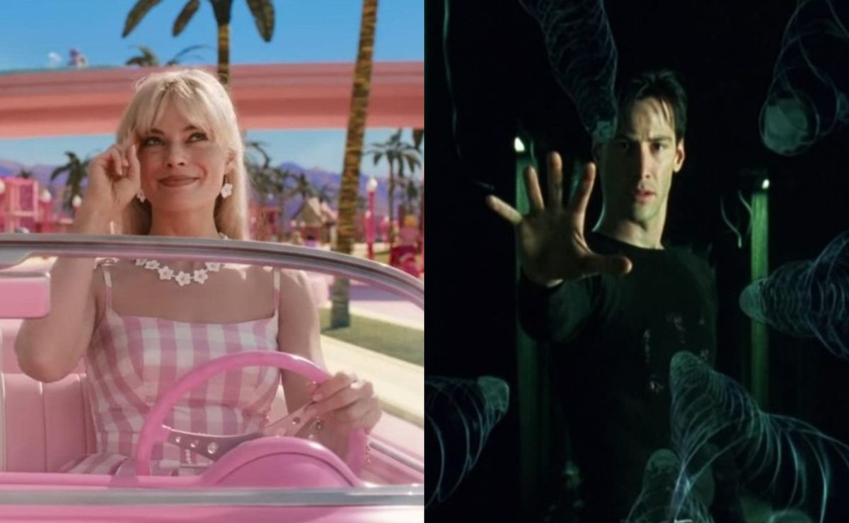 Why does the Barbie movie look like the Matrix?  Watch the trailer!
