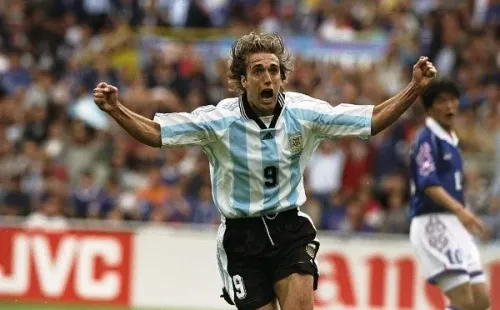 Gabriel Batistuta, un auténtico destructor. (Foto: Getty)