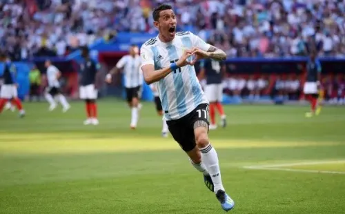 Di María y su tanto ante Francia en el último Mundial. (Foto: Getty)