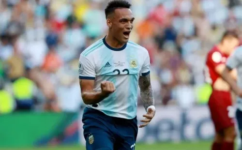 Lautaro Martínez en la Copa América de 2019. (Foto: Getty)