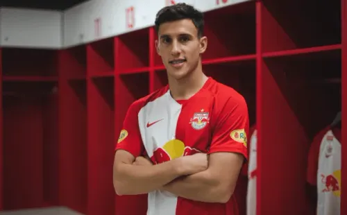 Capaldo con su nueva camiseta. (Foto: Salzburgo)