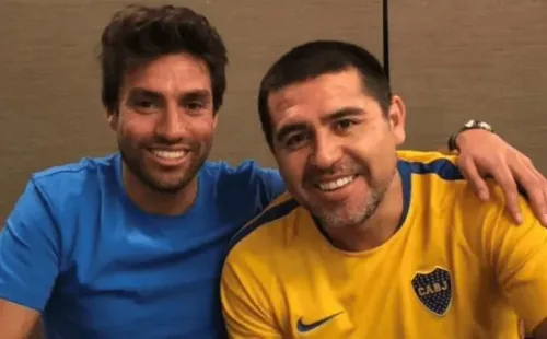 Nicolás Gaitán y Juan Román Riquelme