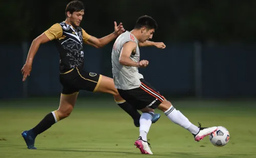 Agustín Fontana, autor del primer gol de River. (Foto: Twitter River Plate).