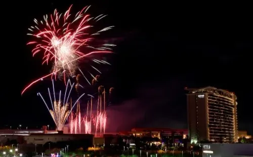 4 de julio en Las Vegas. (Getty Images)