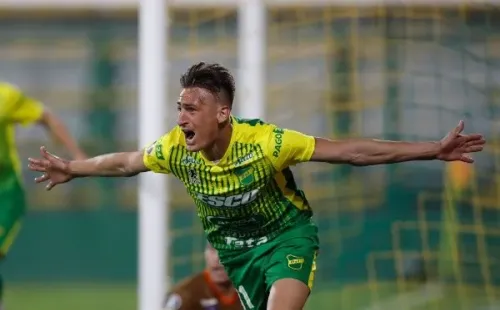 Braian Romero en Defensa y Justicia. (Foto: Getty)