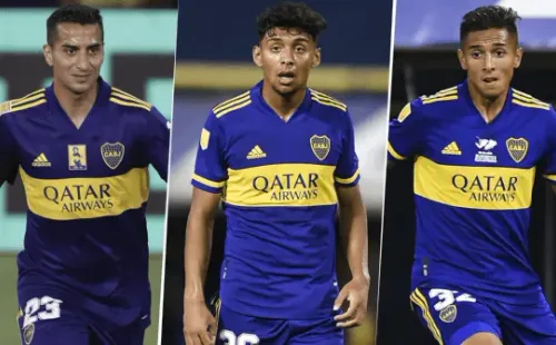 González, Medina y Almendra; los 3 que podrían perder su lugar en el XI. (Foto: Getty Images)