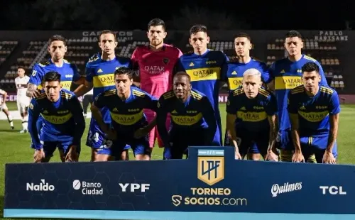 Los once de Boca ante Platense. Foto: Getty