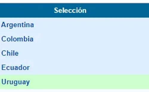 Tabla final de las Eliminatorias a Brasil 2014