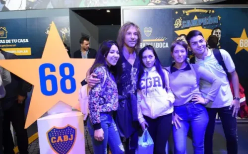 Claudio Caniggia, Feria del Libro de Boca (Foto: Boca vía Twitter)