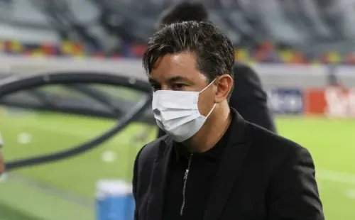 Marcelo Gallardo planifica los once de River. (Foto: Getty)