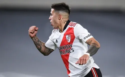 Enzo Fernández, titular en la práctica. (Foto: Getty Images)