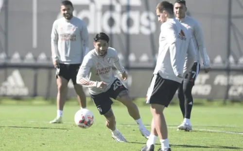 River se entrenó pensando en Boca. (Foto: River)