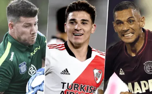 River mira a todos desde arriba.