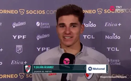 La palabra de Julián Álvarez.