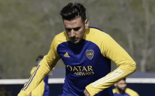Salvio, uno de los que podría ir al banco ante Lanús. (Foto: Boca)