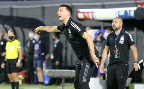 Scaloni estiró a 23 su invicto como DT. Foto: Getty