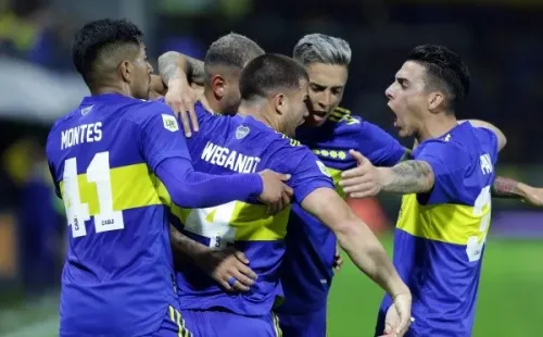 Festejo de Boca con el regreso de su gente. Foto: Getty