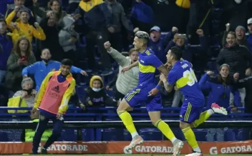 El festejo de Vázquez. Foto: Getty