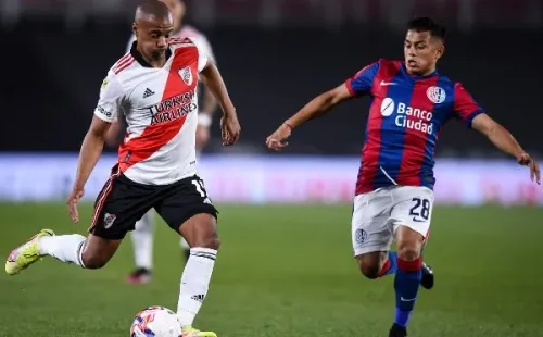 Nicolás De La Cruz vs. San Lorenzo (Foto: Getty Images)