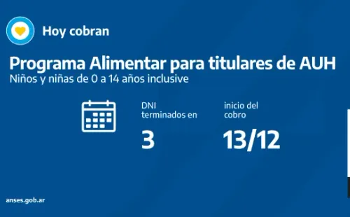 Calendario de pago