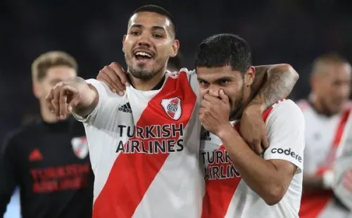 David Martínez y Robert Rojas, River Plate (Foto: GettyImages)