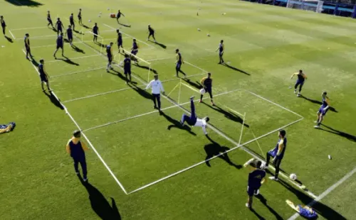 Boca volvió al trabajo Foto: Boca vía Twitter