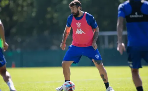 Lucas Pratto, uno de los contagiados en Vélez Foto: web Vélez