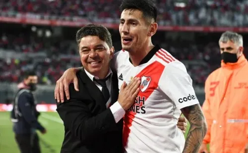 Marcelo Gallardo y Fabrizio Angileri, River Plate Foto: GettyImages