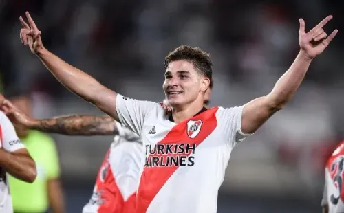 Julián Álvarez se puede ir en los próximos días tras las ofertas que recibió Foto: GettyImages