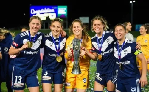 Gaby fue campeona con el Melbourne Victory.