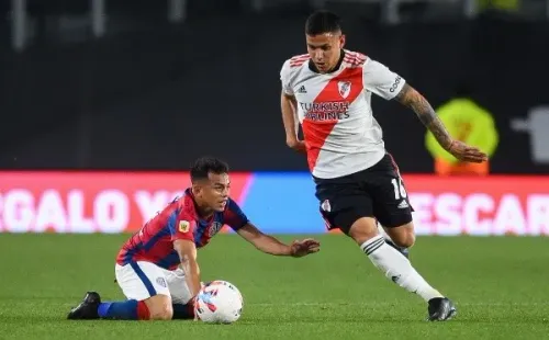 Alex Vigo vs. San Lorenzo, Estadio Monumental Foto: GETTY