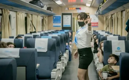 Trenes a Mar del Plata.