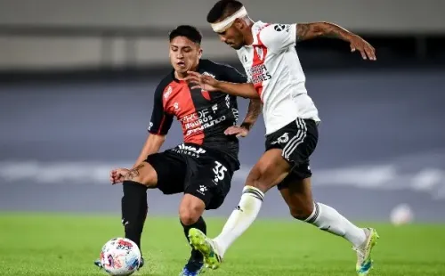 Facundo Farías y David Martínez, Estadio Monumental Foto: GETTY
