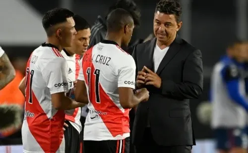El regreso de Quintero al Monumental. Foto: Twitter River