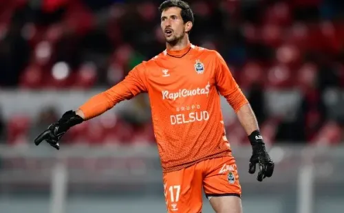 Rodrigo Rey, arquero de Gimnasia, puede llegar a River en diciembre (GETTY)