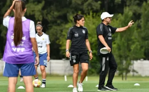Florencia Quiñones, ahora DT alterna de la Sub 17 y Sub 15 de Argentina.
