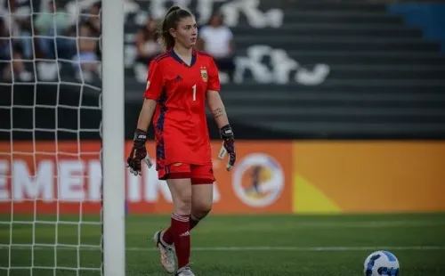 Lara Esponda, arquera de River. (FOTO: CONMEBOL)