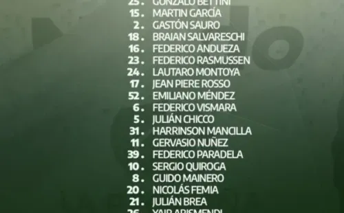 Foto: Twitter oficial de Sarmiento.