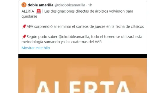 El enojo de los hinchas en Twitter.