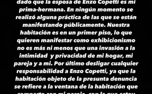 Toledo se descargó en Instagram.